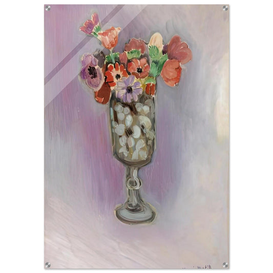 BOUQUET OF ANEMONES 1918 - Henri Matisse Acrylic Print - 70x100 cm / 28x40″ inches | Henri Matisse Wall Art | Henri Matisse Prints