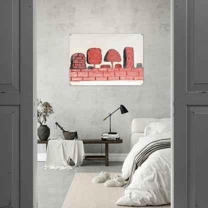 ROMA - Philip Guston Acrylic Print - 70x100 cm / 28x40″ inches