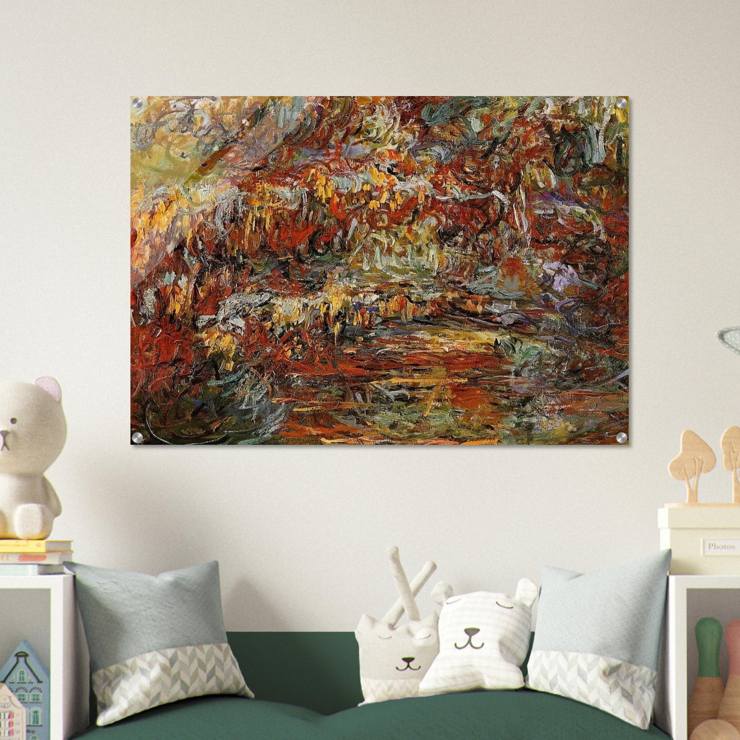 The Japanese Bridge 8 - claude monet Acrylic Print - 70x100 cm / 28x40″ inches | claude monet Wall Art | claude monet Prints