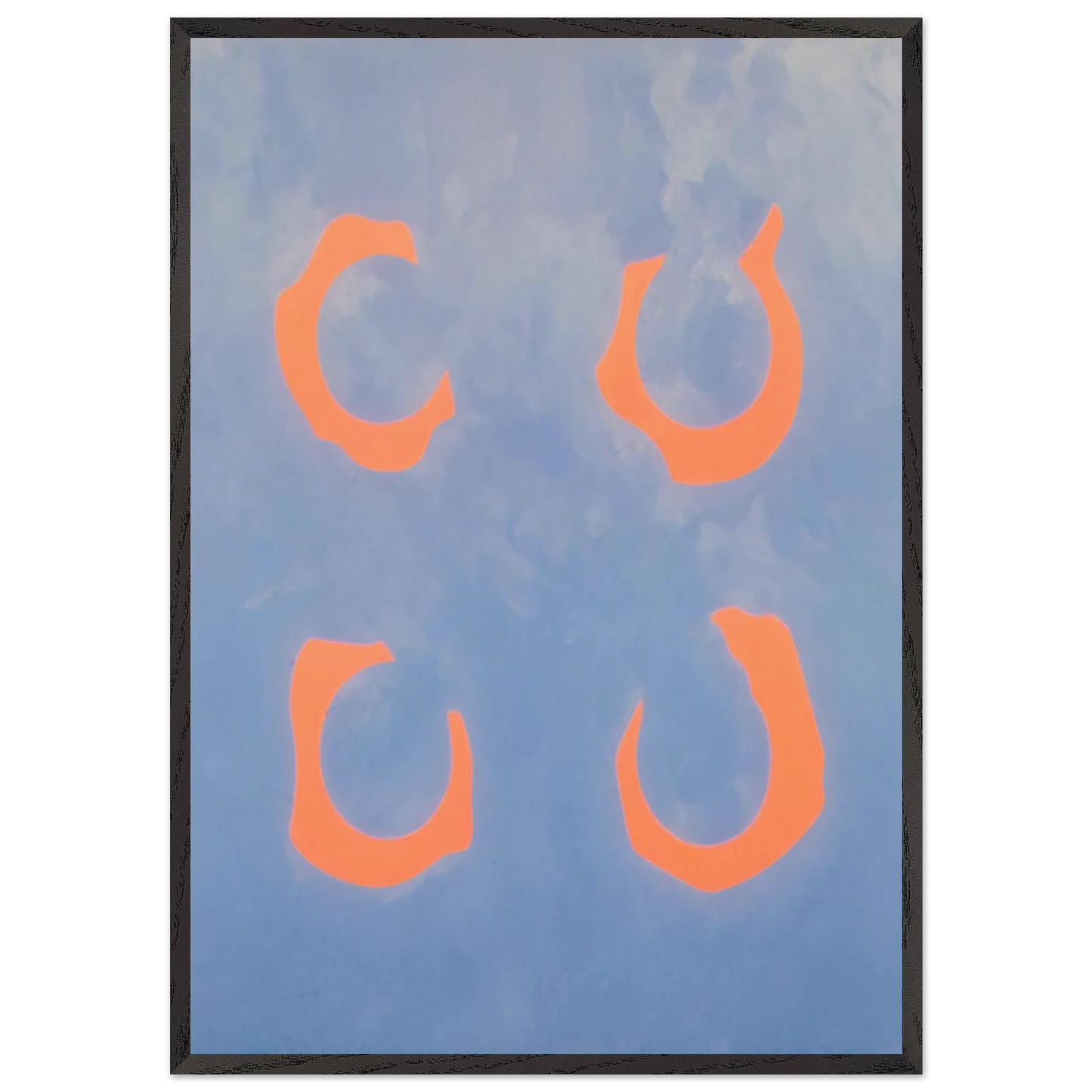 Red Chord - 1962 - Jeremy Moon Framed Art Print – Black Wooden Frame - Default Title - -Framed Art Print