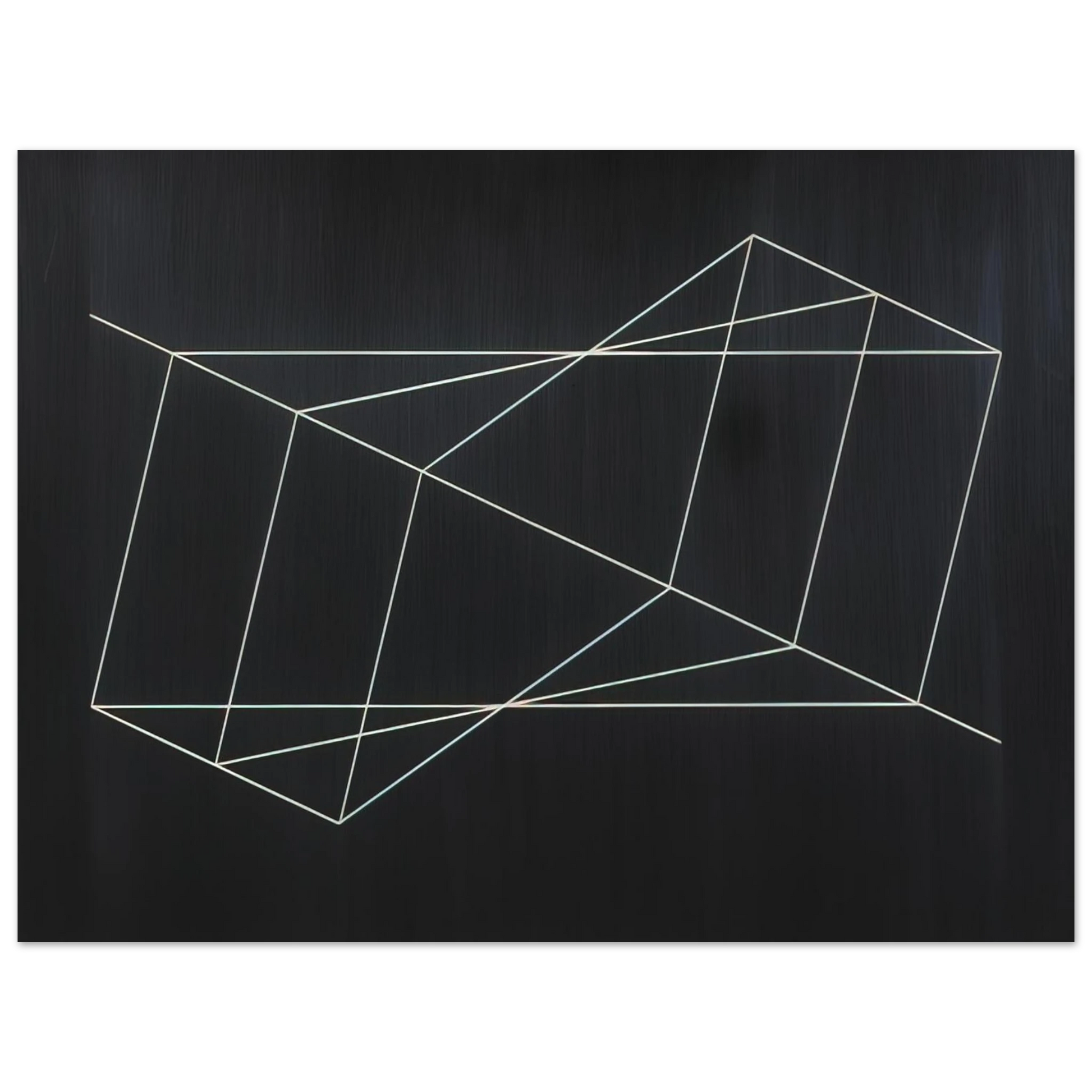 Josef Albers - TWISTED BUT STRAIGHT 1948 Fine Art Poster - Default Title