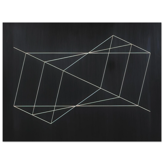 Josef Albers - TWISTED BUT STRAIGHT 1948 Fine Art Poster - Default Title