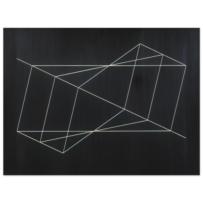 Josef Albers - TWISTED BUT STRAIGHT 1948  75x100 cm / 30x40inches Fine Art Poster