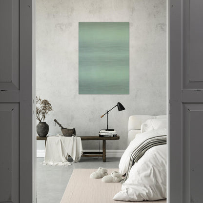 Transparent Green Sun-Box - 1970 - Theodoros Stamos Brushed Aluminum Print - 70x100 cm / 28x40 inches | Theodoros Stamos Aluminum Print | Theodoros Stamos Prints