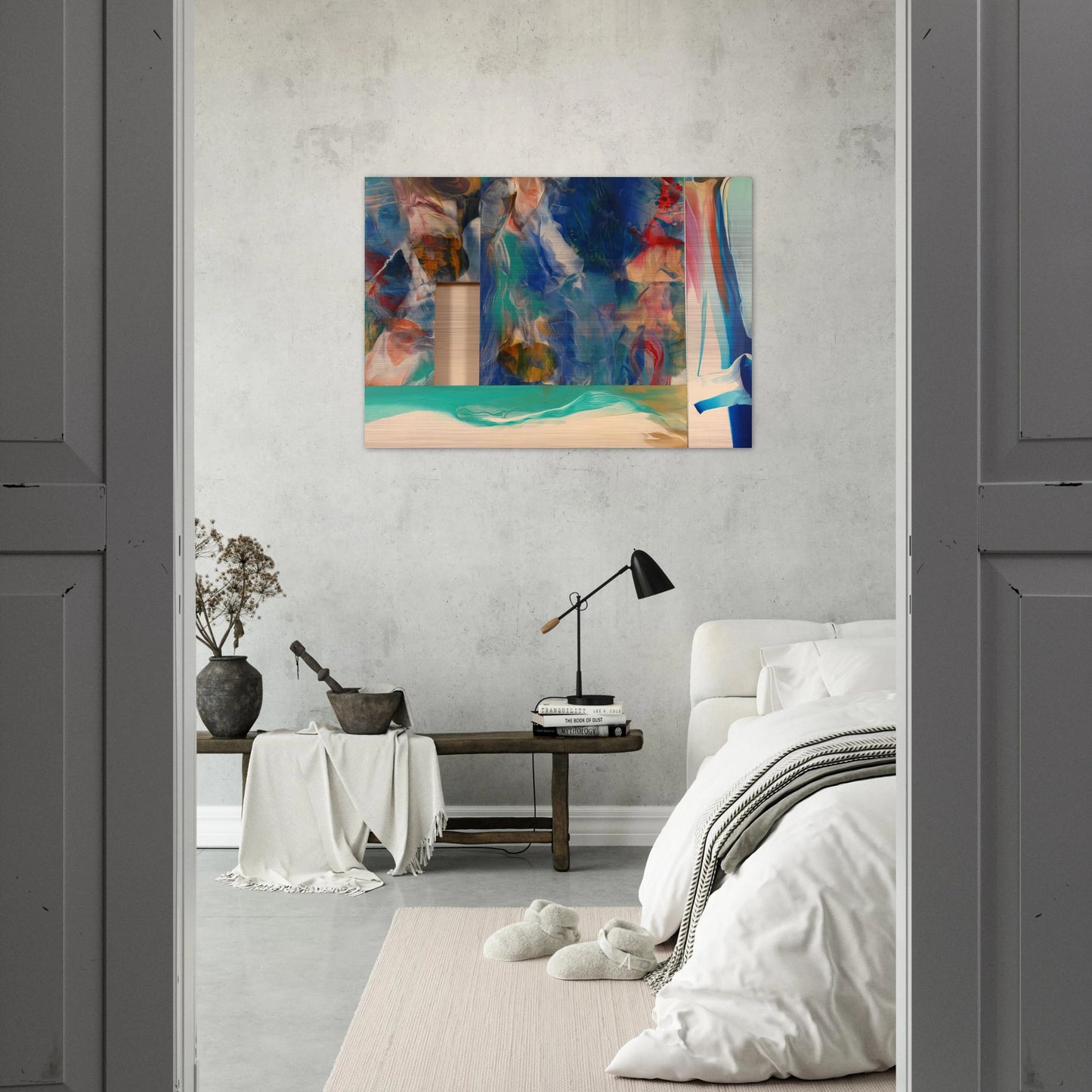 Icon - Sam Gilliam Brushed Aluminum Print - 70x100 cm / 28x40 inches | Sam Gilliam Aluminum Print | Sam Gilliam Prints