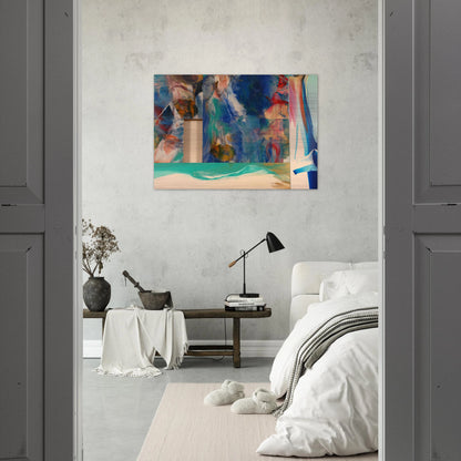 Icon - Sam Gilliam Brushed Aluminum Print - 70x100 cm / 28x40 inches | Sam Gilliam Aluminum Print | Sam Gilliam Prints