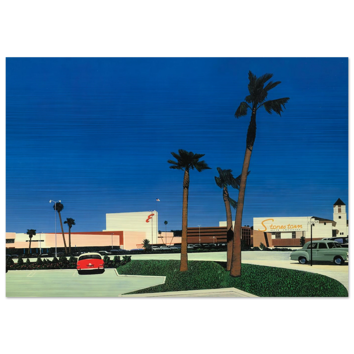 In the beginning Stonestown - Hiroshi Nagai Brushed Aluminum Print - 70x100 cm / 28x40 inches | Hiroshi Nagai Aluminum Print | Hiroshi Nagai Prints