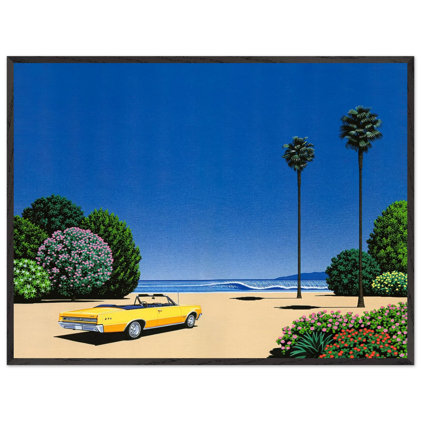 Hiroshi Nagai - Sweet Breeze Alt Coastline at Loverâ€™s Point Wall Art - 30x40 cm / 12x16 inches - Fine Art Poster - -