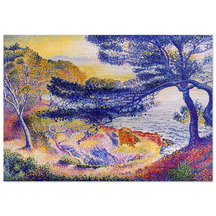 Cape Layet, Provence - Henri-Edmond Cross Brushed Aluminum Print - 70x100 cm / 28x40 inches | Henri-Edmond Cross Aluminum Print | Henri-Edmond Cross Prints