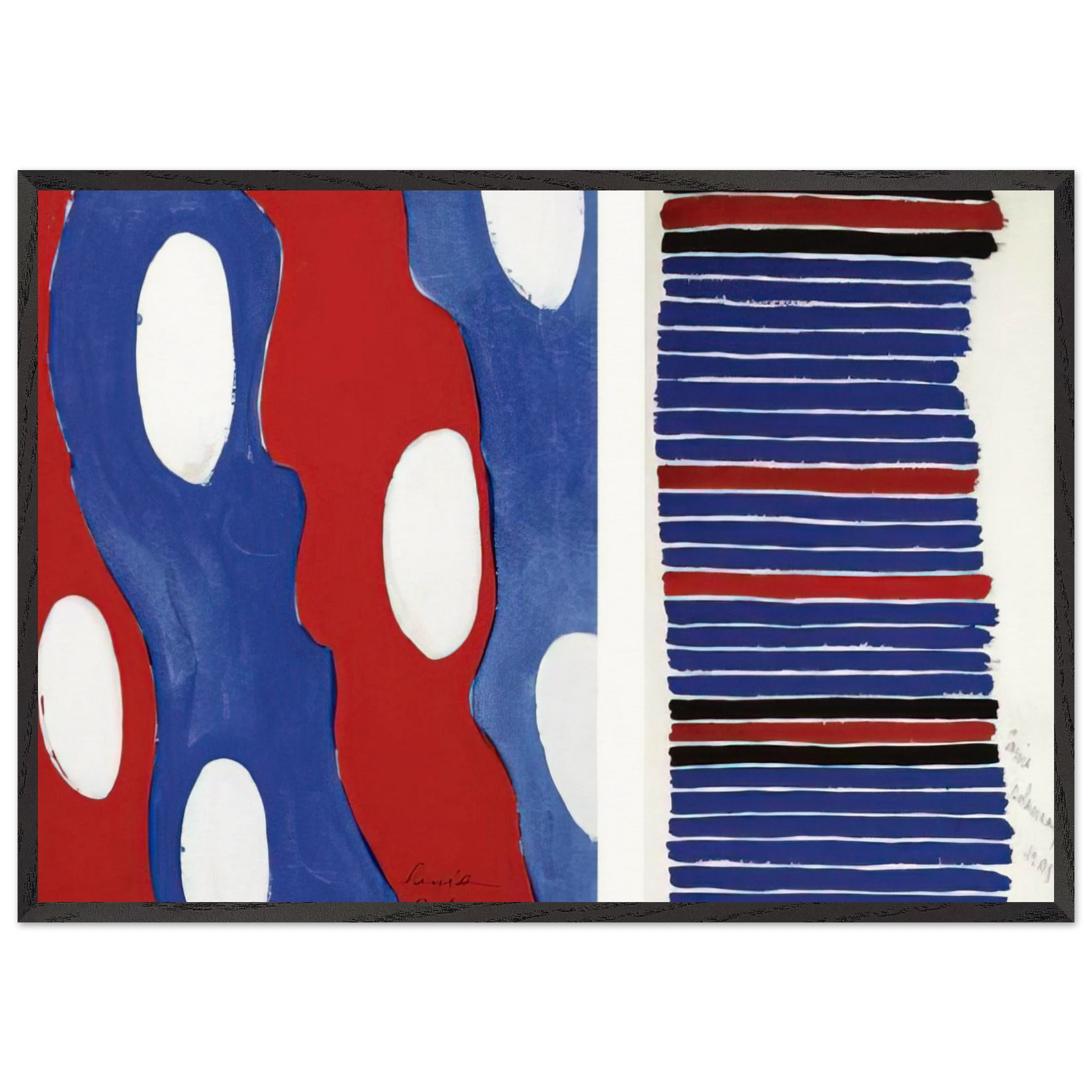 TISSU PROJECT - Sonia Delaunay Framed Art Print – Black Wooden Frame - Default Title - -Framed Art Print