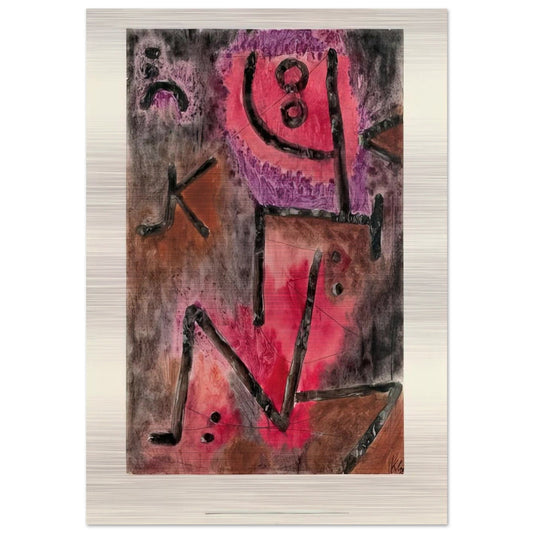 AFTER ANNEALING 1940 - Paul Klee Brushed Aluminum Print - 70x100 cm / 28x40 inches | Paul Klee Aluminum Print | Paul Klee Prints