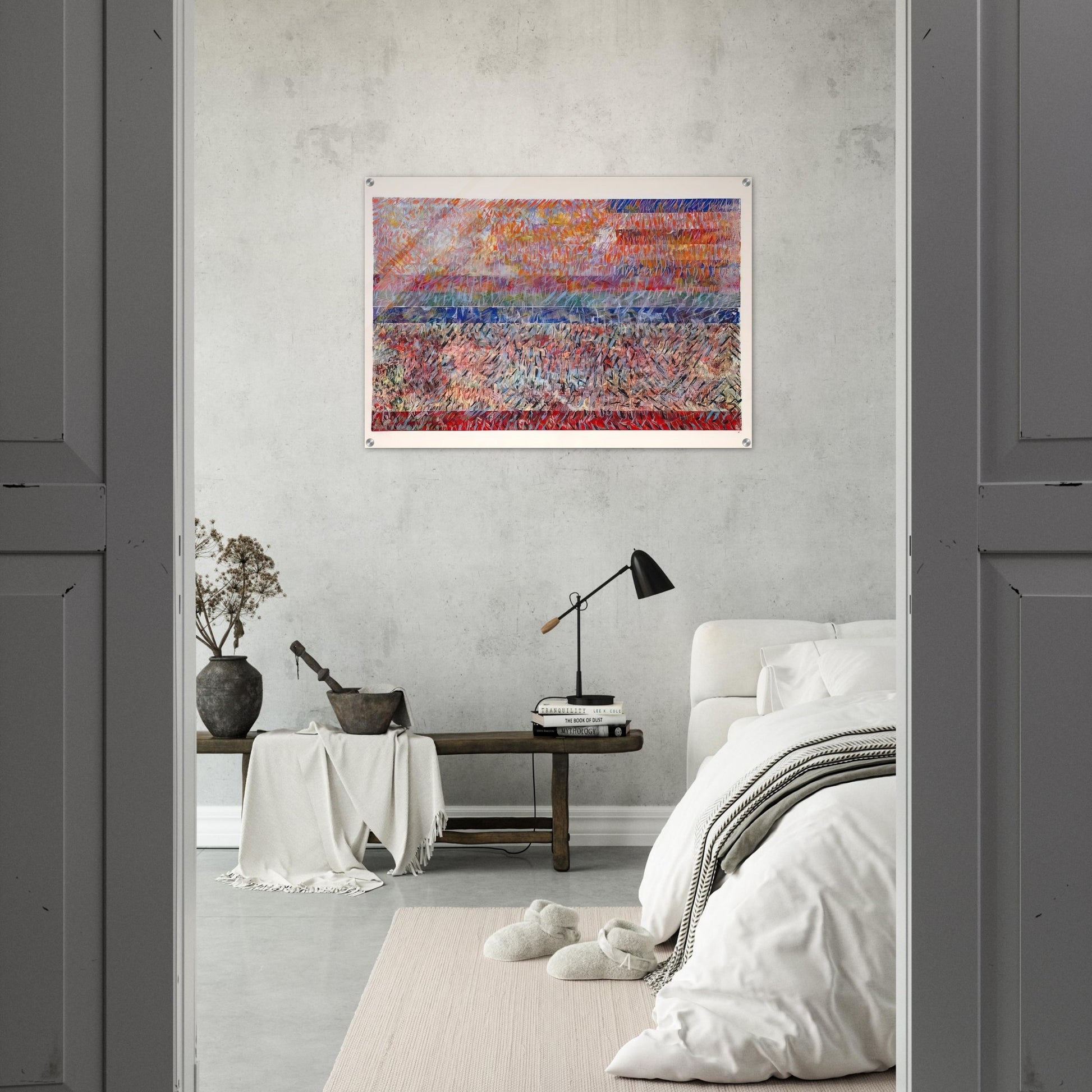 St. Albans - Sam Gilliam Acrylic Print - 70x100 cm / 28x40″ inches | Sam Gilliam Wall Art | Sam Gilliam Prints