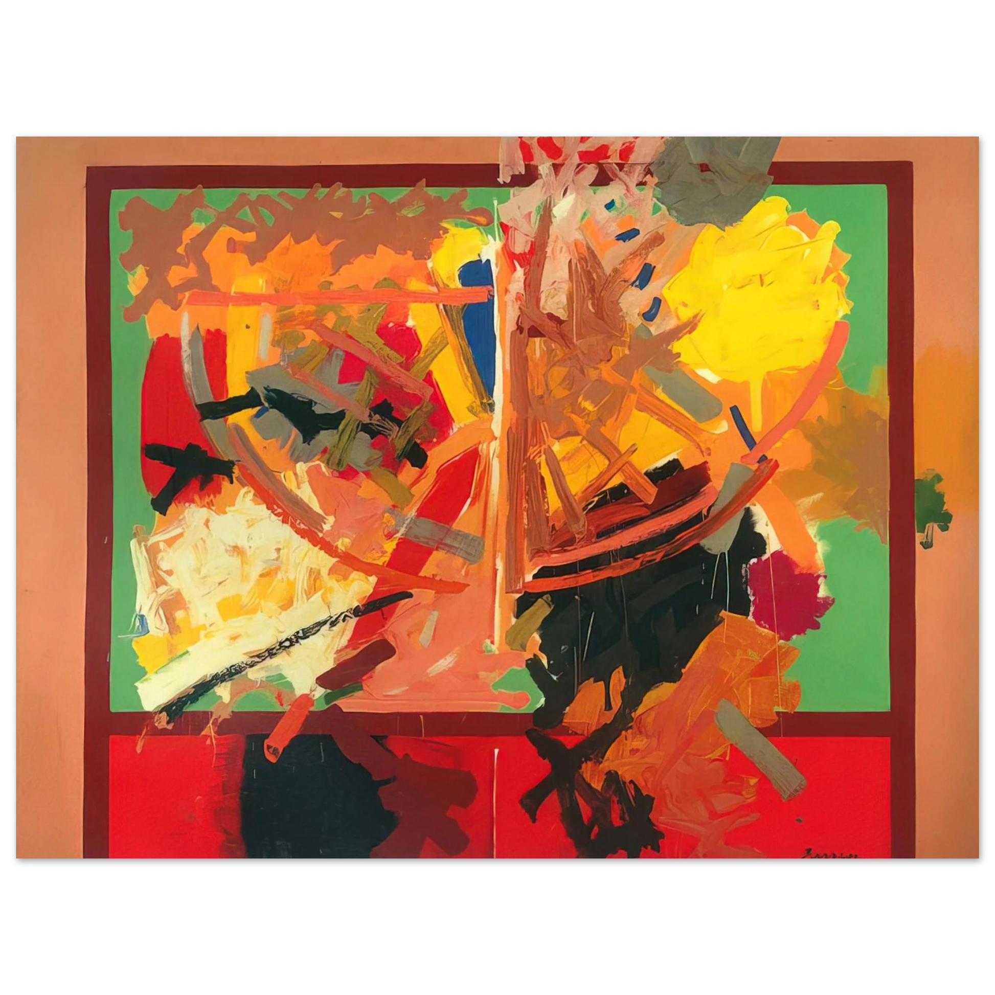 John Ferren - Greenock - 1958 Fine Art Poster - Default Title