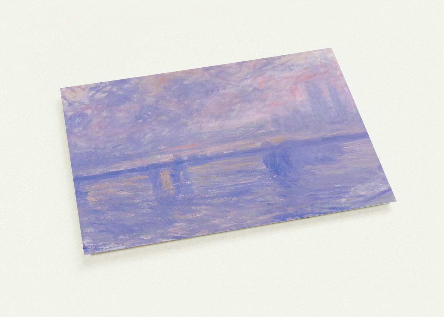 Charing Cross Bridge 09 By claude monet Pack of 10 Post Cards | claude monet Post Cards | A6 (10.5 x 14.8 cm) - 4.1 x 5.8 inches