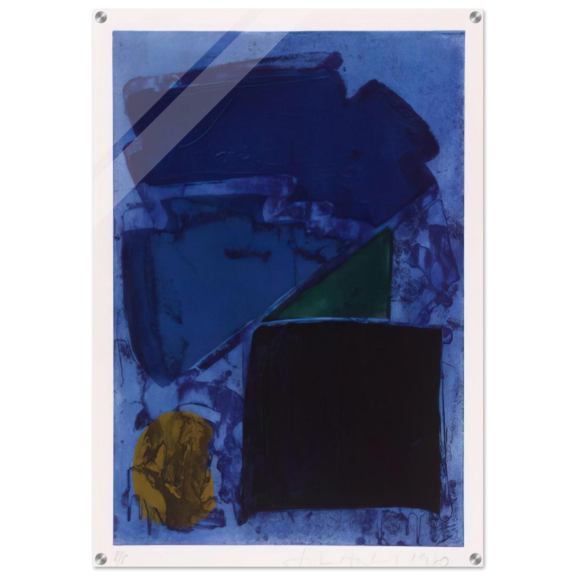 Memphis - 1980 - John Hoyland Acrylic Print - 70x100 cm / 28x40″ inches | John Hoyland Wall Art | John Hoyland Prints