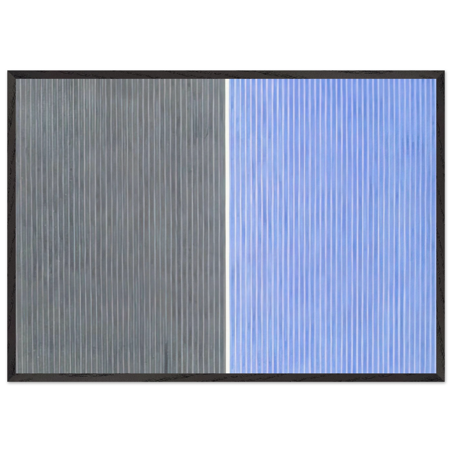 Yukon Sonata - 1981 - Gene Davis Framed Art Print – Black Wooden Frame - Default Title - -Framed Art Print