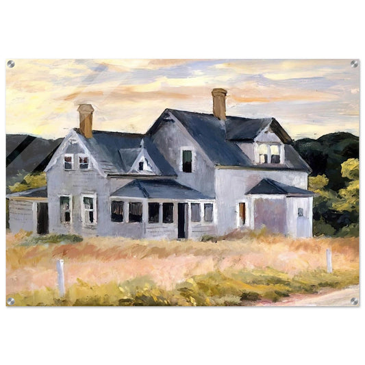 House by a Road - Edward Hopper Acrylic Print - 70x100 cm / 28x40″ inches