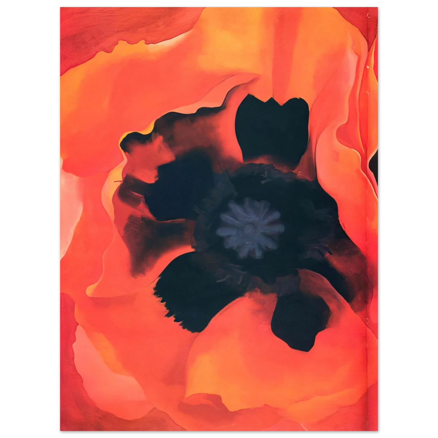 Georgia O'Keeffe - Poppy 2 Fine Art Poster - 13x18 cm / 5x7 inches