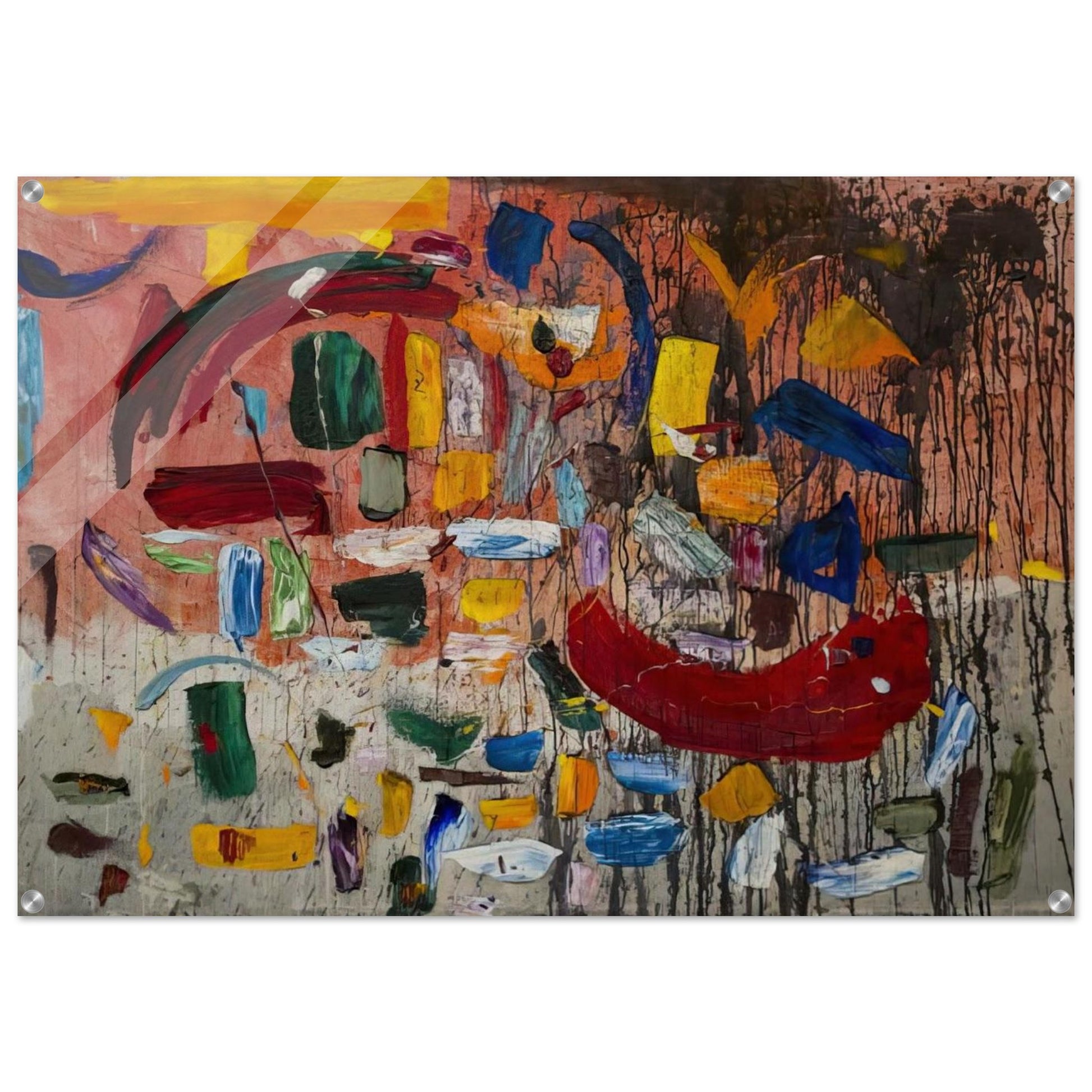 ABSTRACT 1957 - Taro Yamamoto Acrylic Print - 70x100 cm / 28x40″ inches | Taro Yamamoto Wall Art | Taro Yamamoto Prints