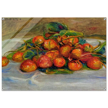 Strawberries - Pierre-Auguste Renoir Acrylic Print - 70x100 cm / 28x40″ inches
