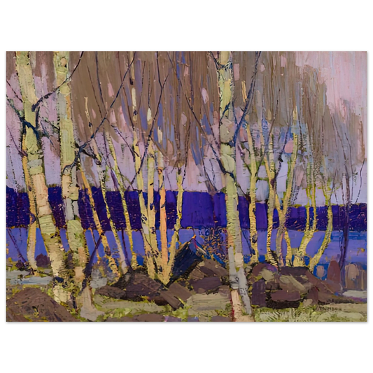 Tom Thomson - EVENING CANOE LAKE 1916 Fine Art Poster - Default Title