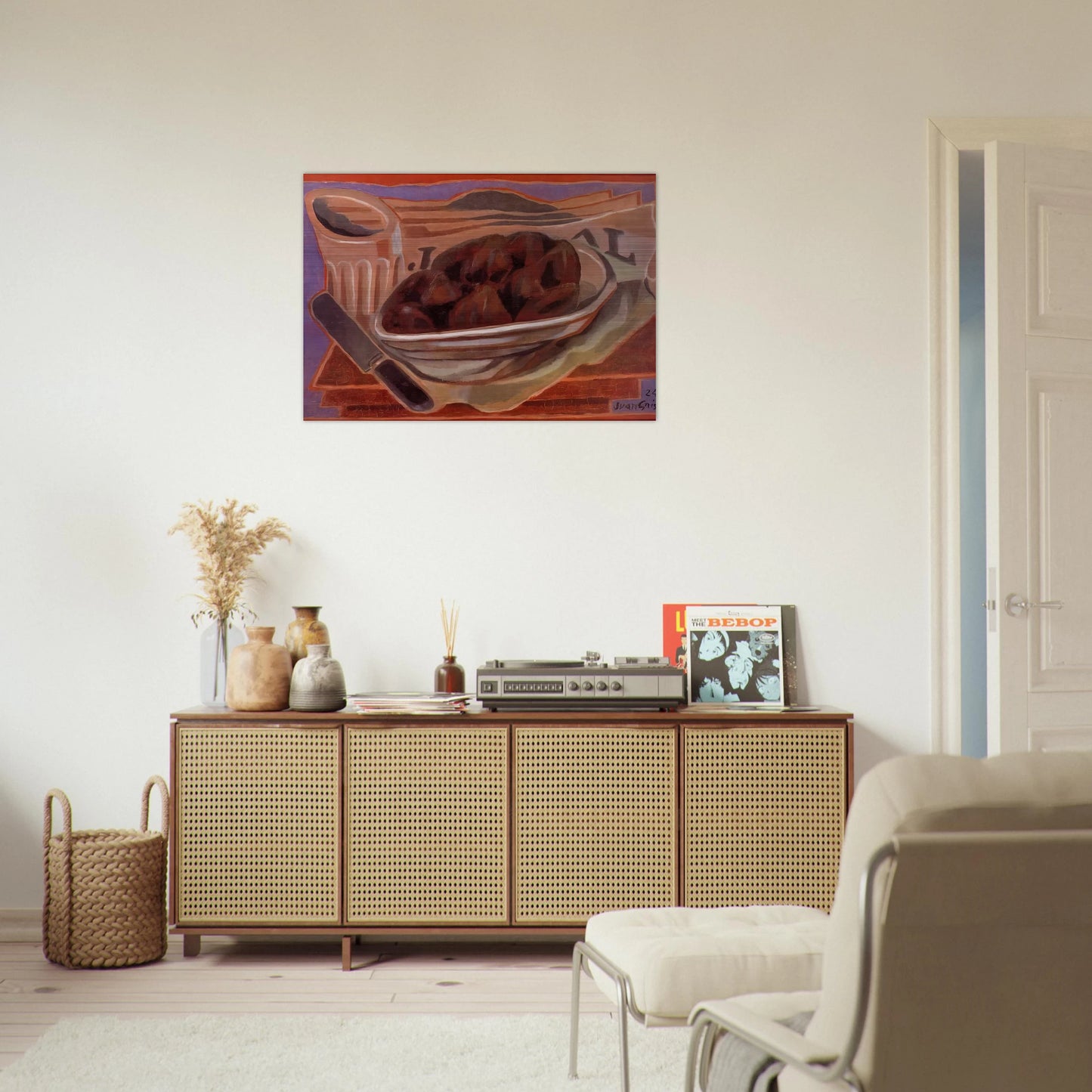 FIGS - Juan Gris Brushed Aluminum Print - 70x100 cm / 28x40 inches | Juan Gris Aluminum Print | Juan Gris Prints