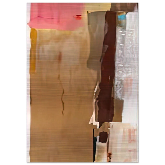 Bistre I, 1976- - Helen Frankenthaler Brushed Aluminum Print - 70x100 cm / 28x40 inches | Helen Frankenthaler Aluminum Print | Helen Frankenthaler Prints