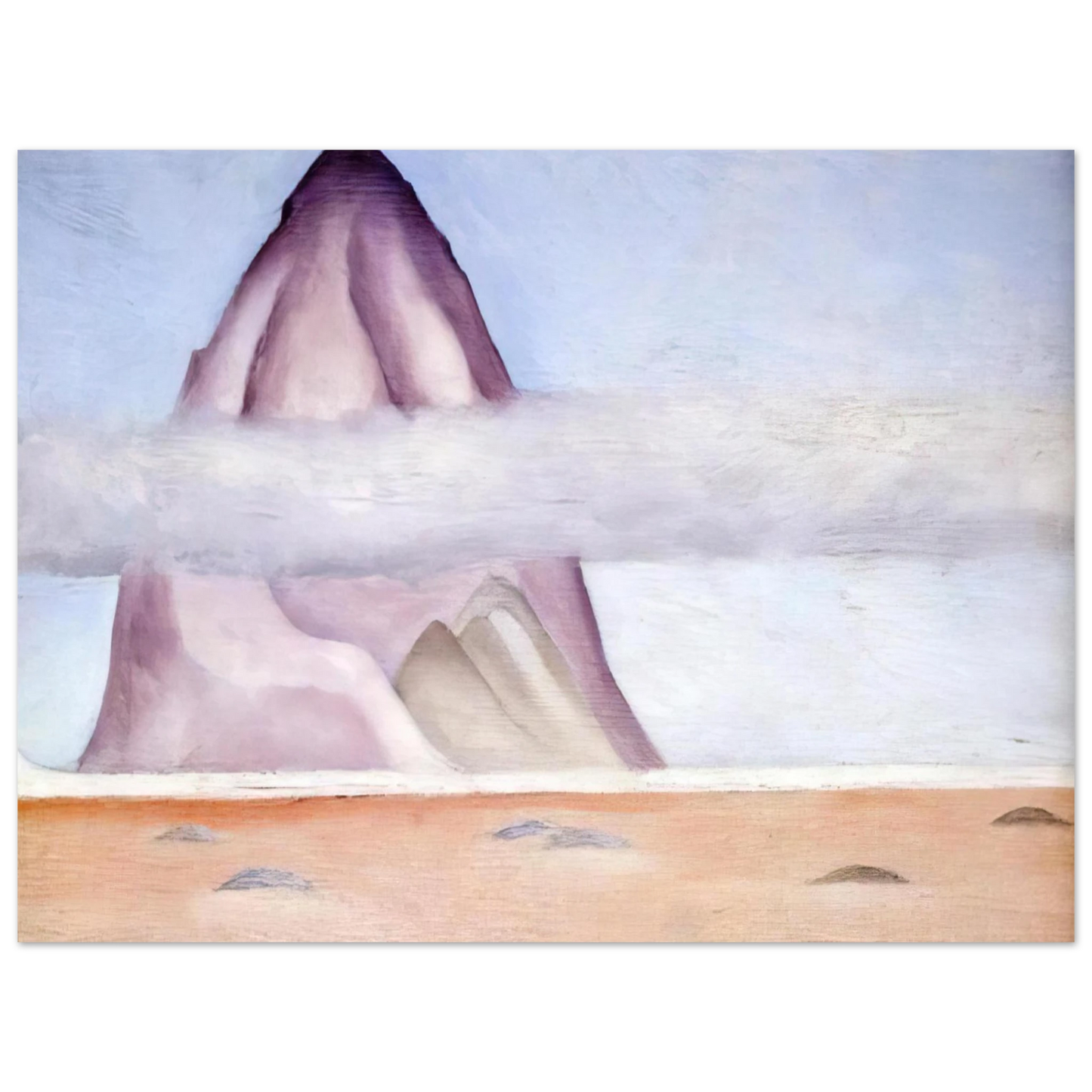 Georgia O'Keeffe - Misty - A Memory Fine Art Poster - 13x18 cm / 5x7 inches