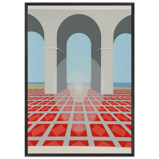 Arches - 1979 - Clarence Holbrook Carter Framed Art Print – Black Wooden Frame - Default Title - -Framed Art Print