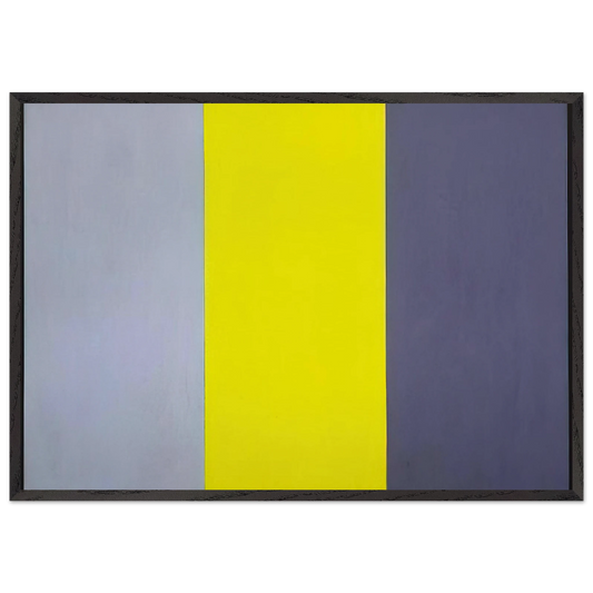 Summer Table - 1972 - Brice Marden Framed Art Print – Black Wooden Frame - Default Title - -Framed Art Print