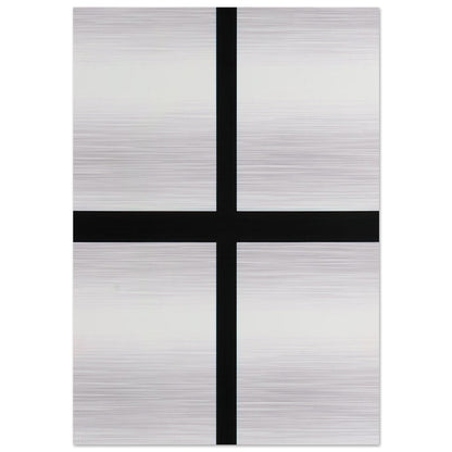 Trames 0°-90°---40 mm au trait et pleines - 1972 - Francois Morellet Brushed Aluminum Print - 70x100 cm / 28x40 inches | Francois Morellet Aluminum Print | Francois Morellet Prints