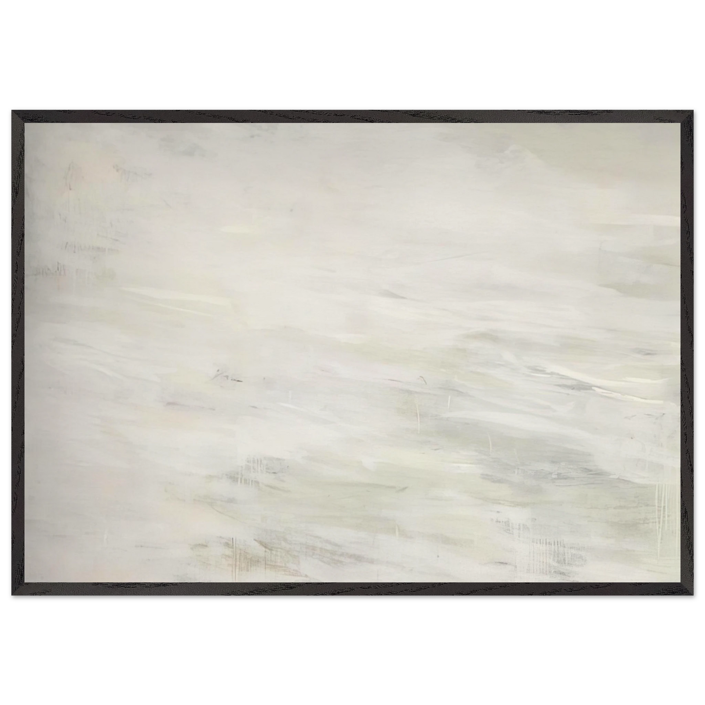 Hero and Leandro  A Painting in Four Parts  Part III - Cy Twombly Framed Art Print – Black Wooden Frame - Default Title - -Framed Art Print