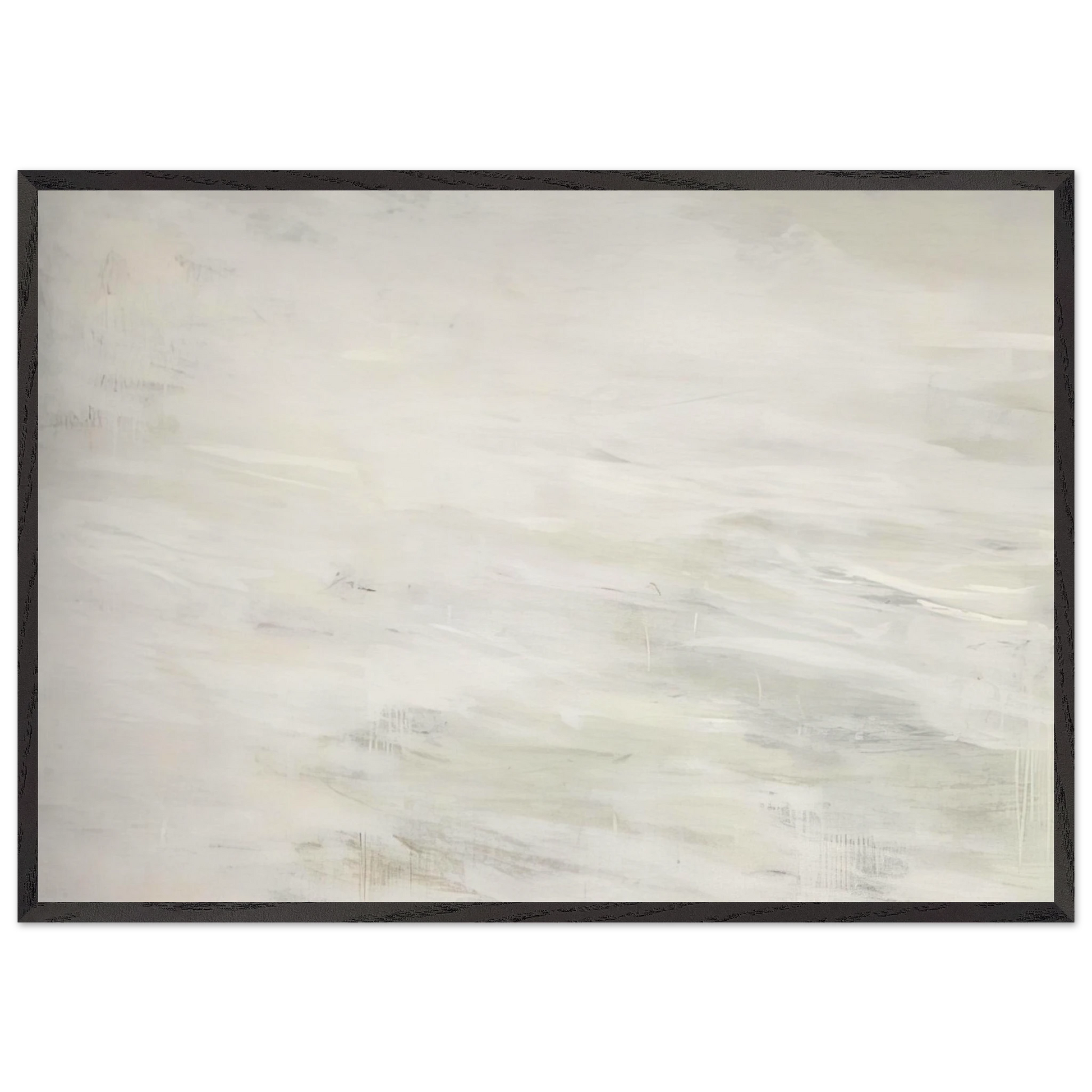 Hero and Leandro  A Painting in Four Parts  Part III - Cy Twombly Framed Art Print – Black Wooden Frame - Default Title - -Framed Art Print