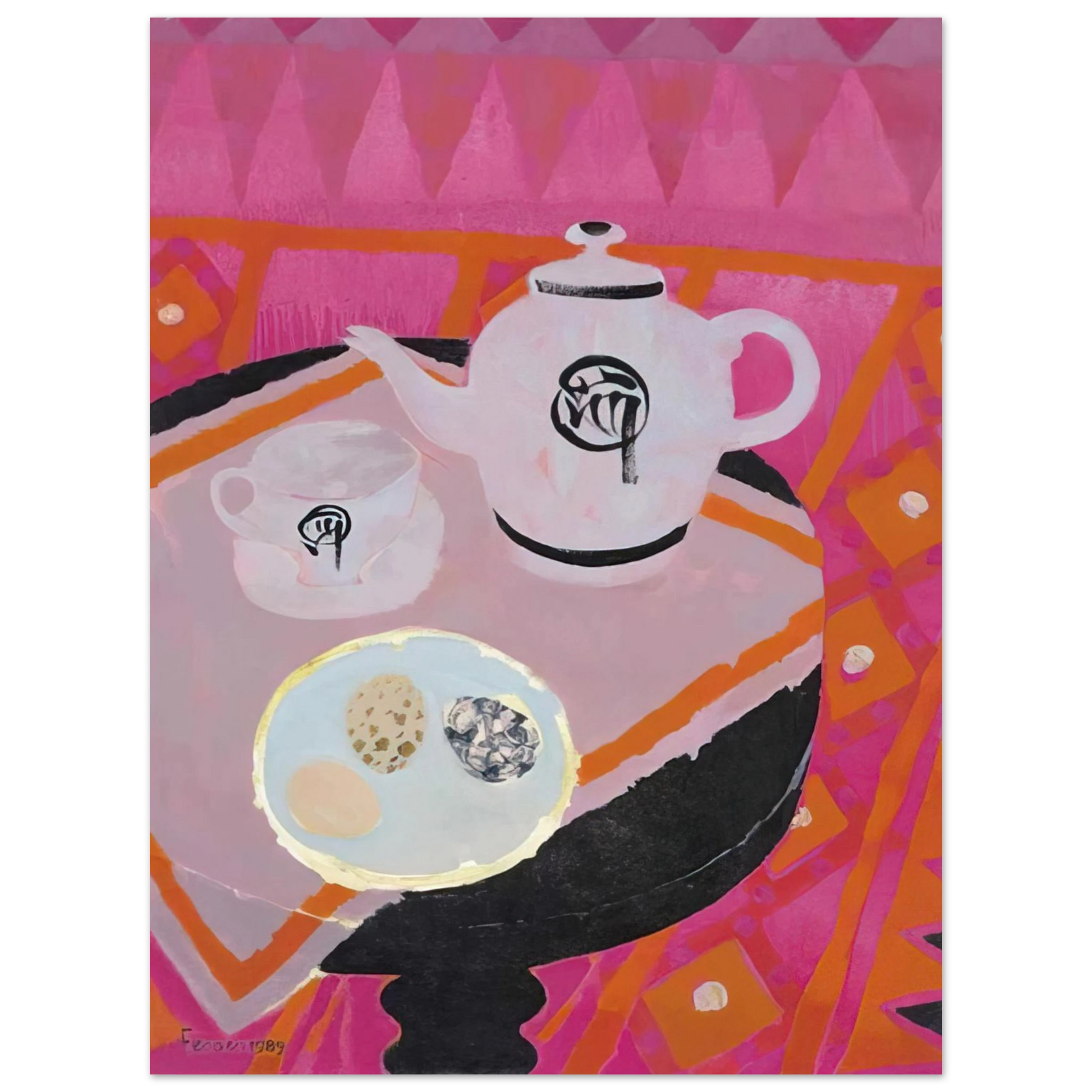 Mary Fedden - Chinese Teapot - 1989 Fine Art Poster - Default Title