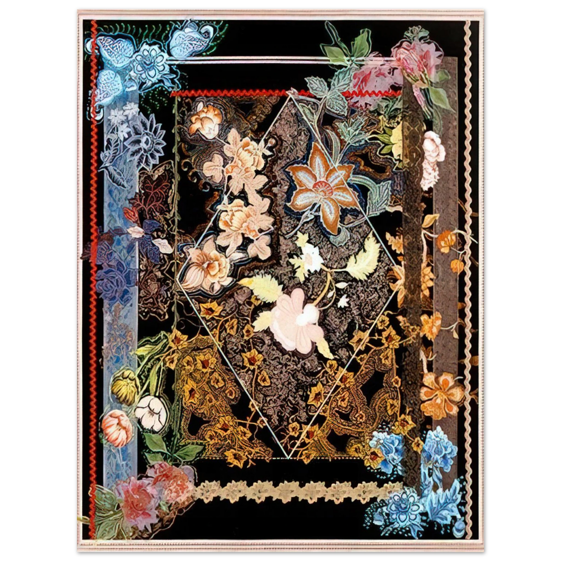 Miriam Schapiro - Gates of Paradise - 1980 Fine Art Poster - Default Title