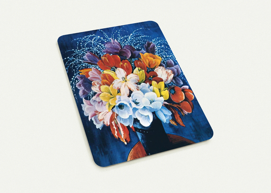 BOUQUET OF TULIPS By Moise Kisling Pack of 10 Post Cards | Moise Kisling Post Cards | A6 (10.5 x 14.8 cm) - 4.1 x 5.8 inches