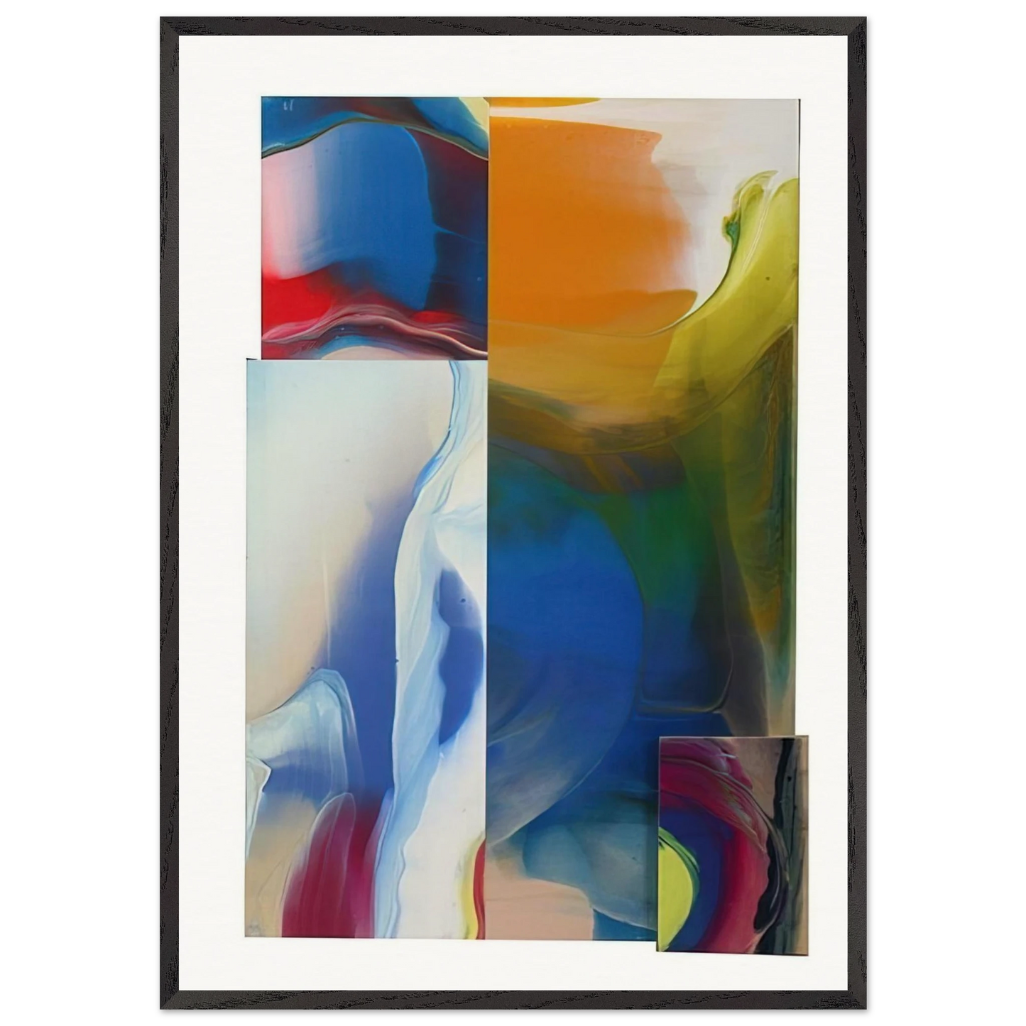 Lot and Square - Sam Gilliam Framed Art Print – Black Wooden Frame - Default Title - -Framed Art Print