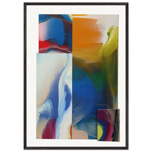Lot and Square - Sam Gilliam Framed Art Print – Black Wooden Frame - Default Title - -Framed Art Print