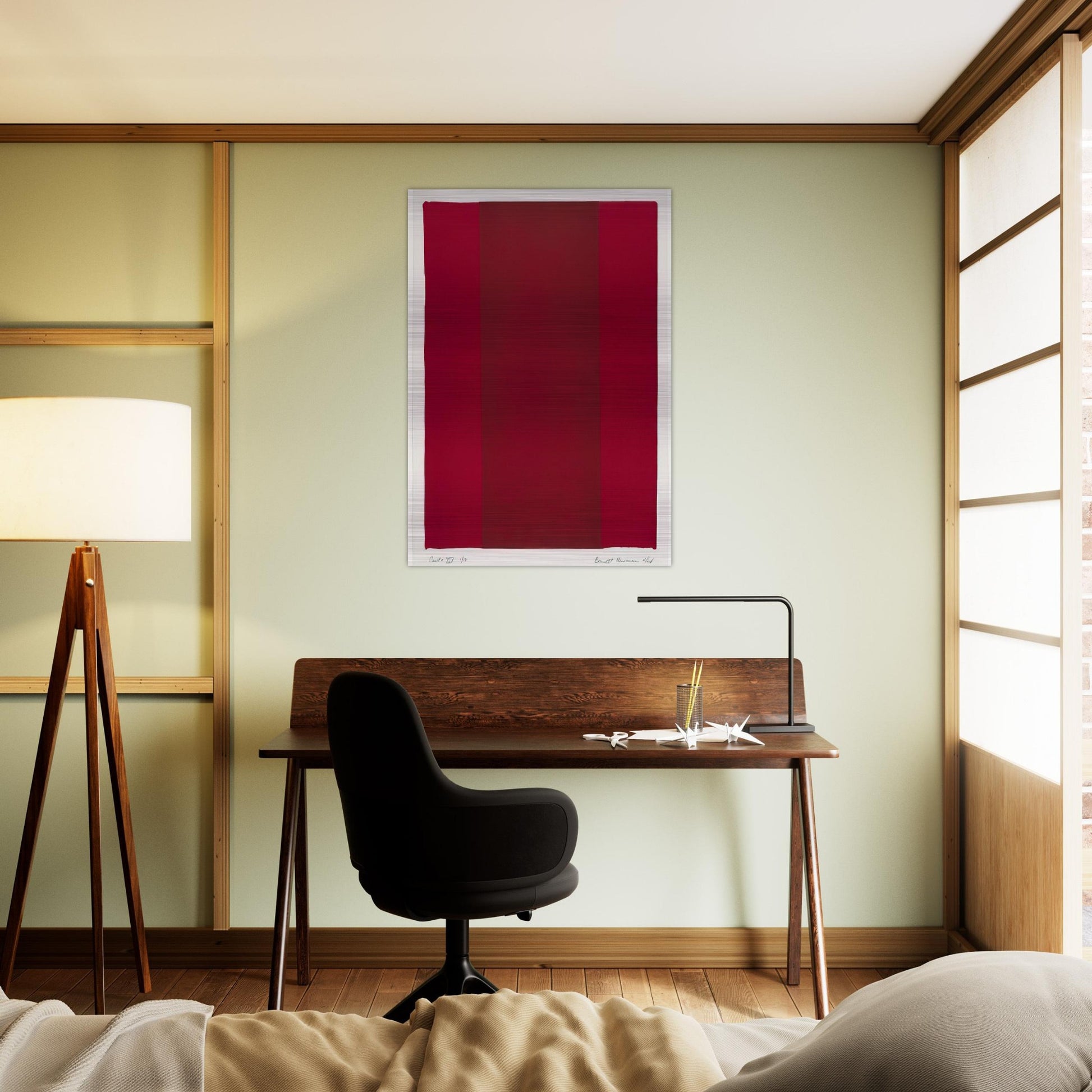 Canto XIV - Barnett Newman Brushed Aluminum Print - 70x100 cm / 28x40 inches | Barnett Newman Aluminum Print | Barnett Newman Prints