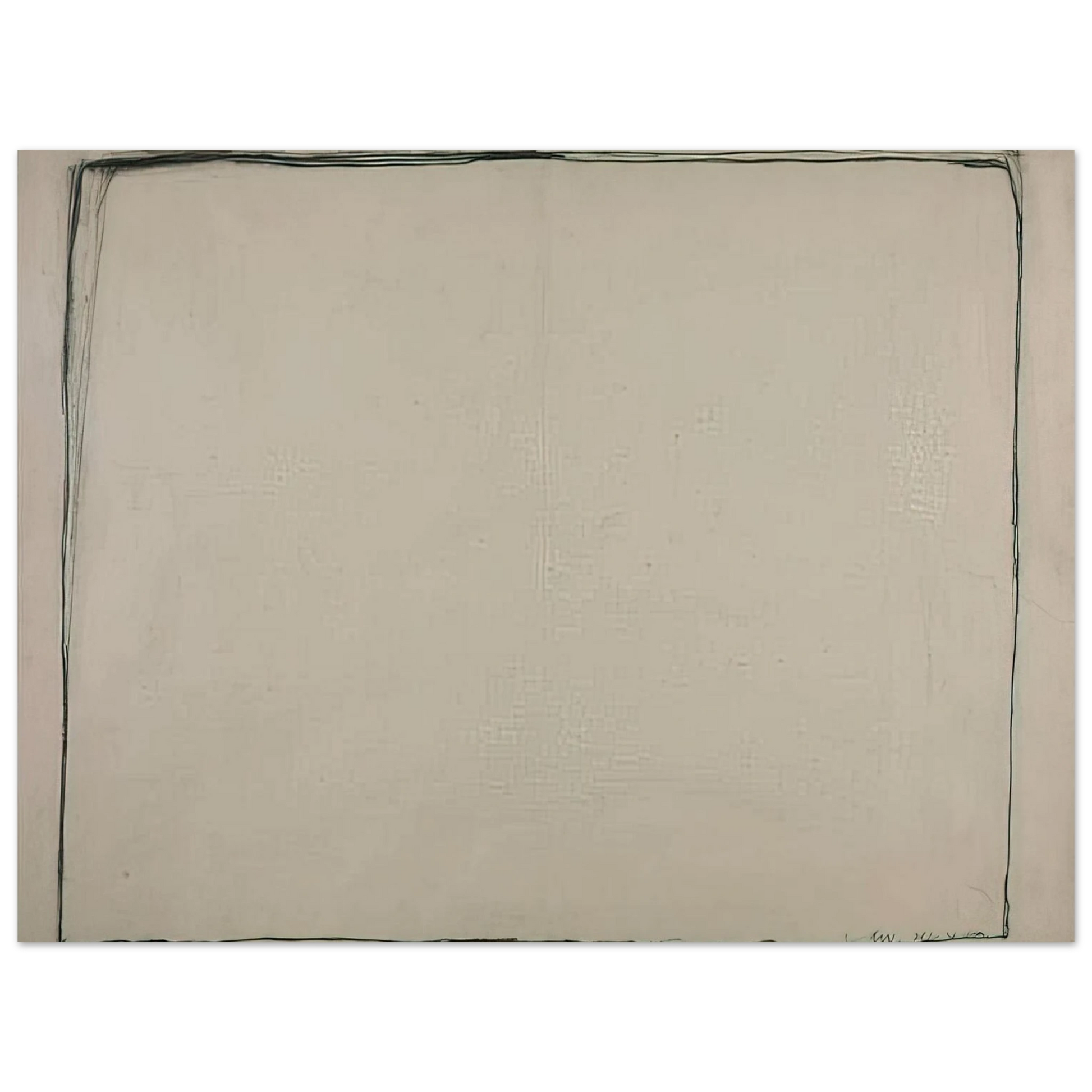 Bob Law - Drawing 24.4.60 - 1960 Fine Art Poster - Default Title