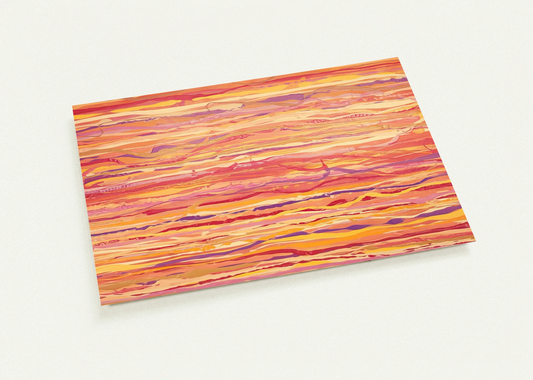 All Over Pour Painting - 1969 By Ronnie Landfield Pack of 10 Post Cards | Ronnie Landfield Post Cards | A6 (10.5 x 14.8 cm) - 4.1 x 5.8 inches