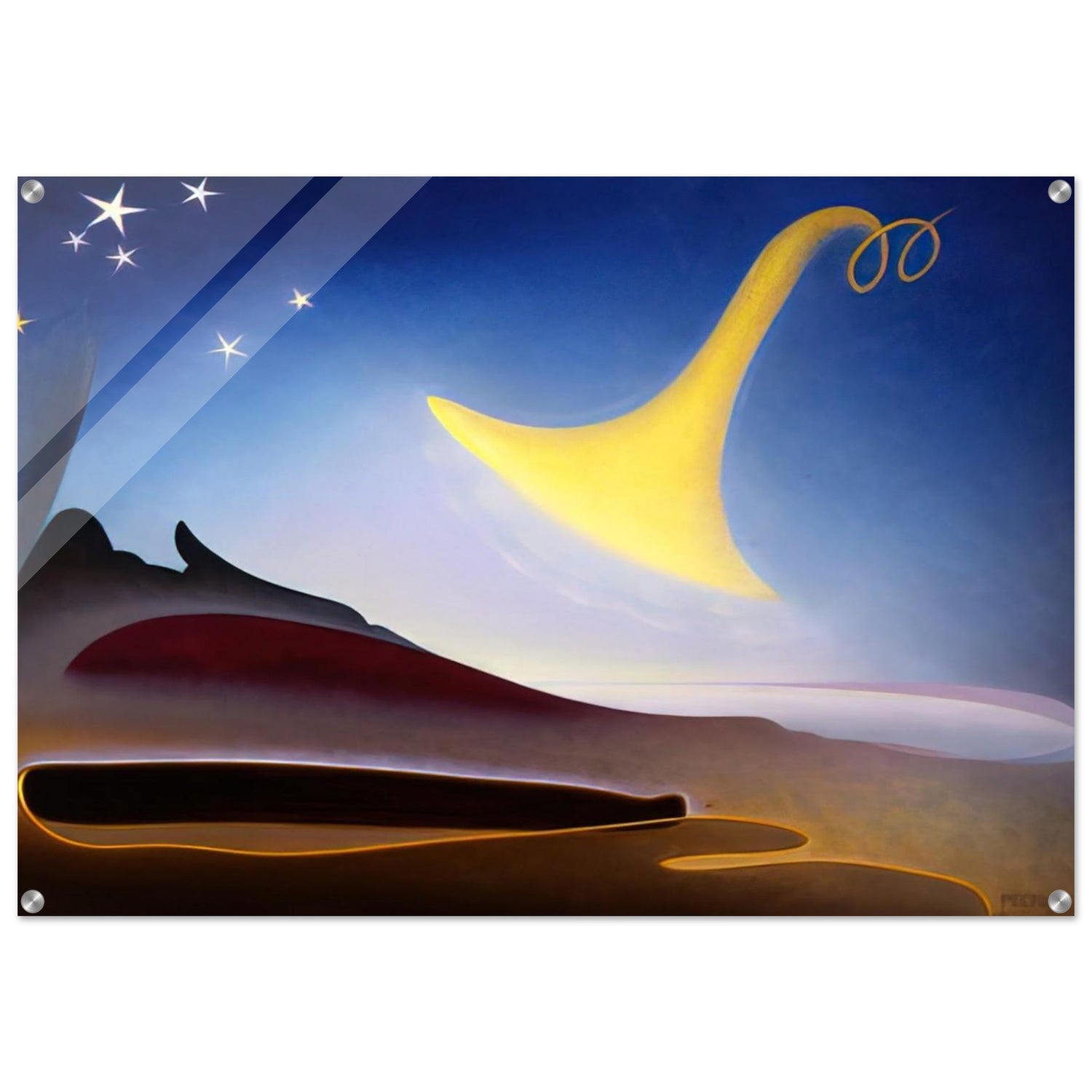 Awakening Memory of Father - 1943 - Agnes Lawrence Pelton Acrylic Print - 70x100 cm / 28x40″ inches