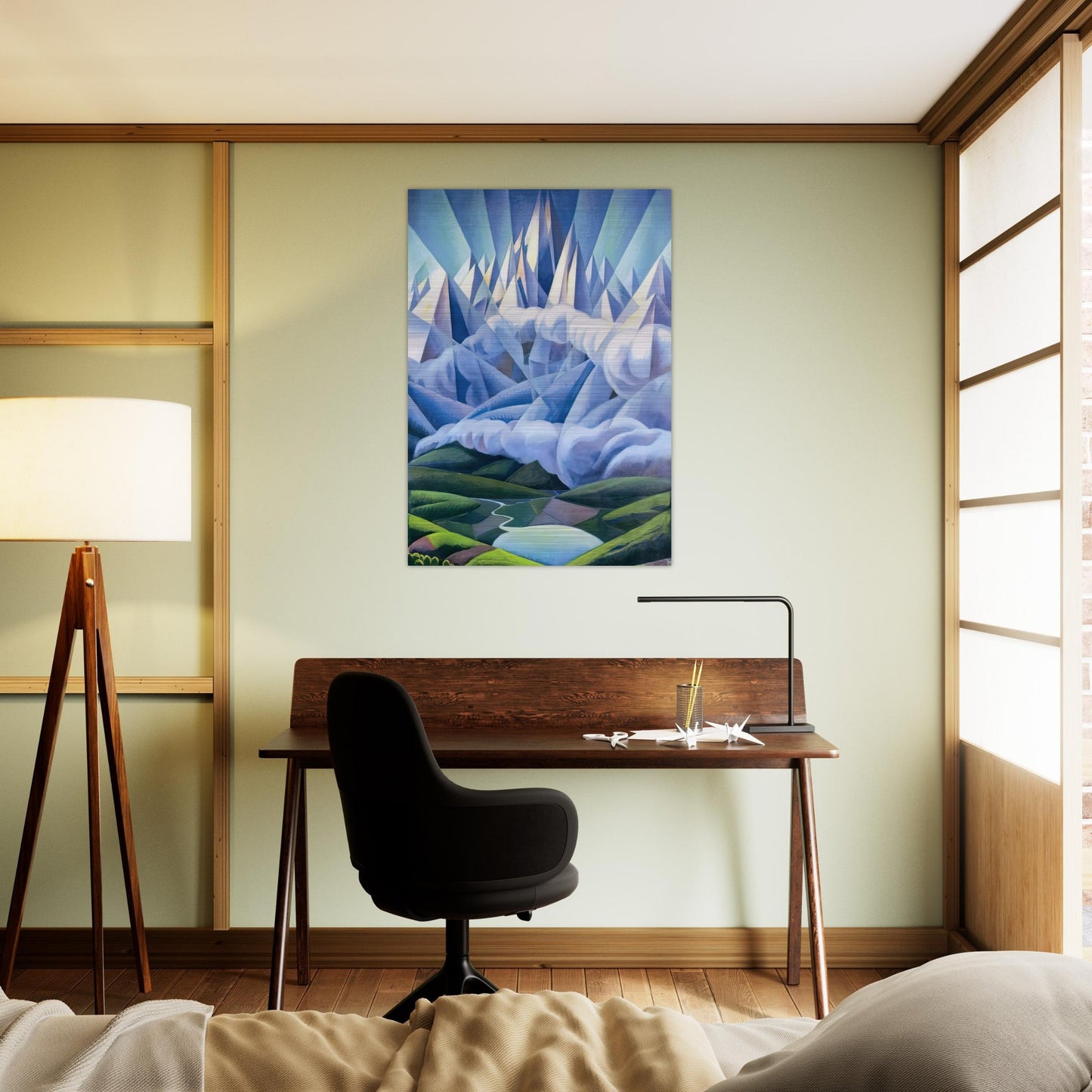 Forme ascenzionali o Forze ascenzionali - 1930 - Gerardo Dottori Brushed Aluminum Print - 70x100 cm / 28x40 inches | Gerardo Dottori Aluminum Print | Gerardo Dottori Prints