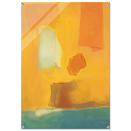 UNTITLED 1985 - Esteban Vicente Acrylic Print - 70x100 cm / 28x40″ inches | Esteban Vicente Wall Art | Esteban Vicente Prints