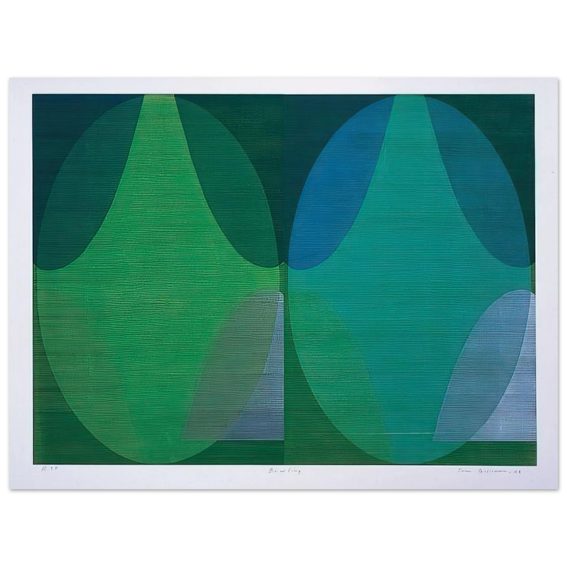 Sam Gilliam - Bowling Fine Art Poster - Default Title