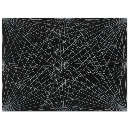 Sol LeWitt - Lines From Corners, Sides  the Centre, to Points on a Grid Fine Art Poster - Default Title