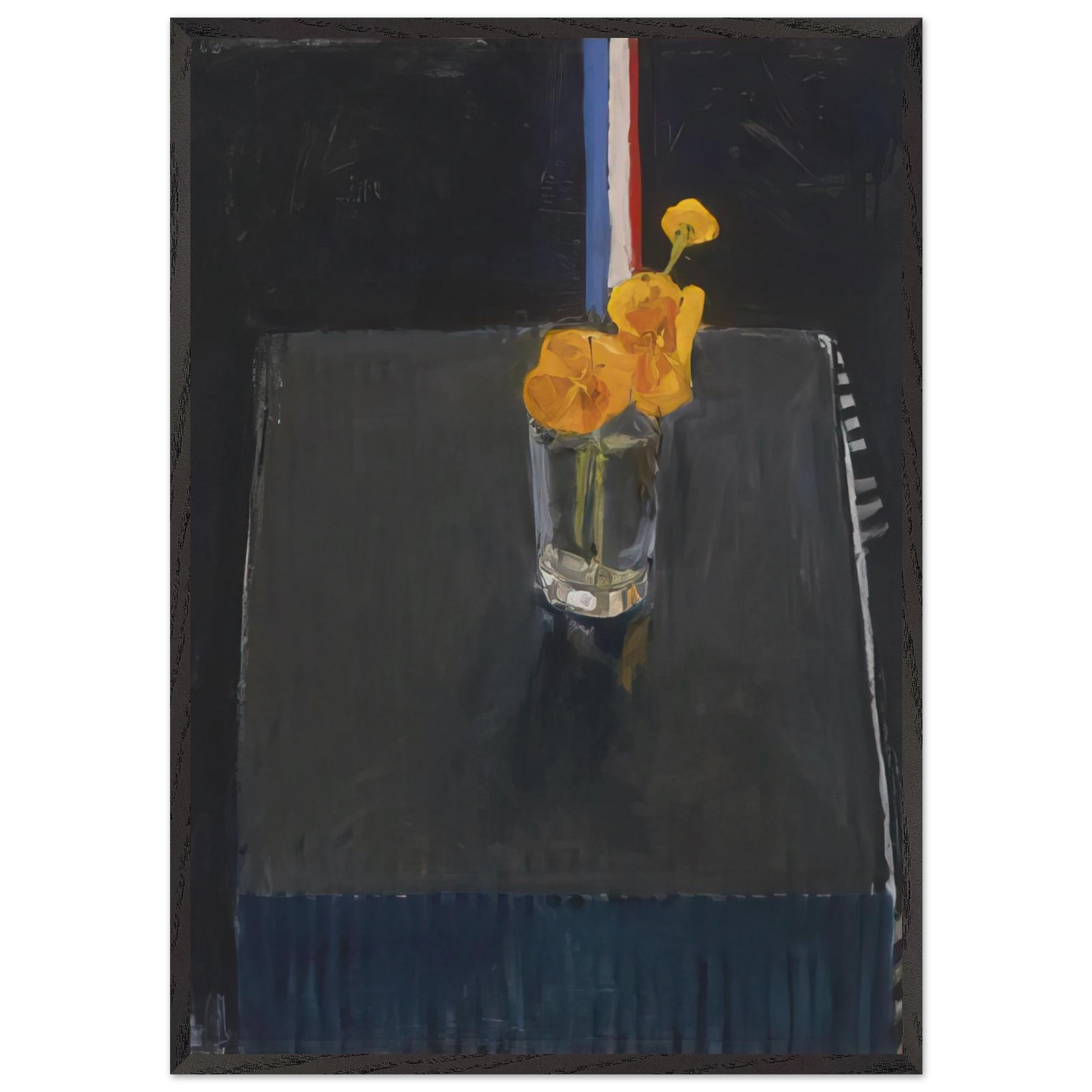 POPPIES N4 - Richard Diebenkorn Framed Art Print – Black Wooden Frame - Default Title - -Framed Art Print