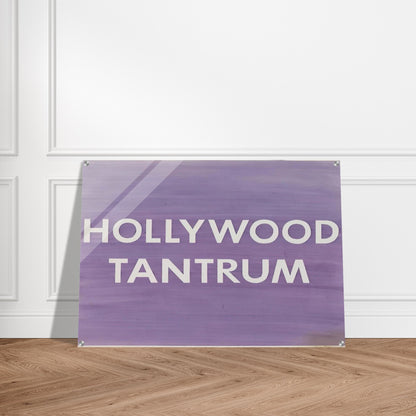 HOLLYWOOD TANTRUM 1979 - Edward Ruscha Acrylic Print - 70x100 cm / 28x40″ inches | Edward Ruscha Wall Art | Edward Ruscha Prints