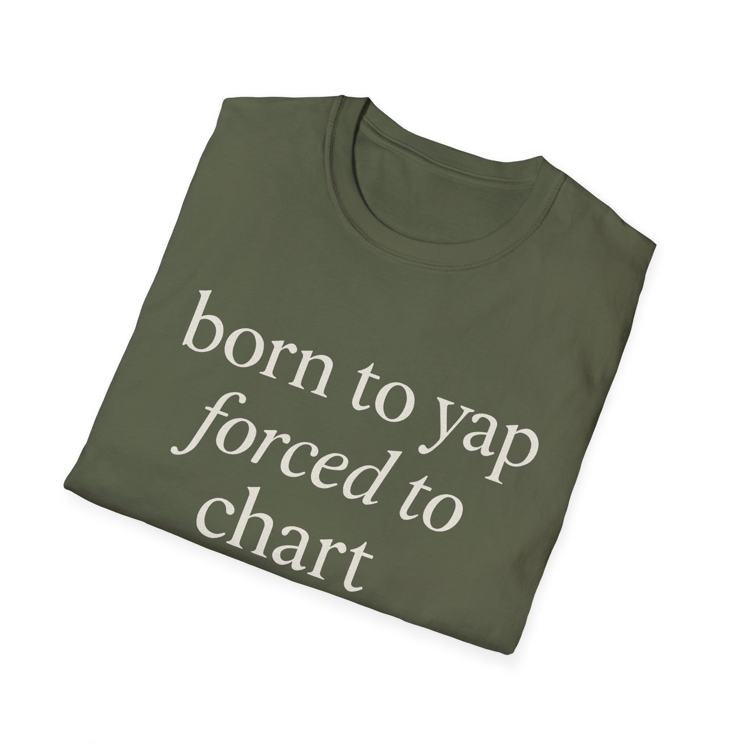 Born to Yap Forced to Chart Shirt, Funny Nurse Shirt for Healthcare Workers, Medical Humor Gift for RN LPN CNA, Dog Lover Nurse Tee