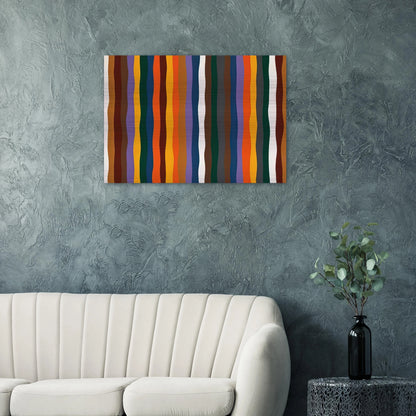 #20 - 1977 - Karl Benjamin Brushed Aluminum Print - 70x100 cm / 28x40 inches | Karl Benjamin Aluminum Print | Karl Benjamin Prints